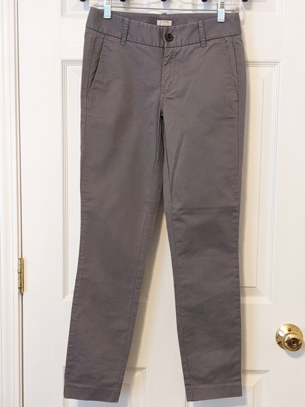 J. Crew Women's Frankie Stretch Gray Pants